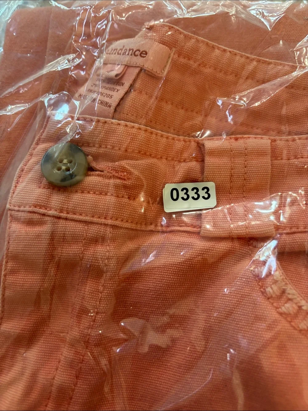 Sundance Coral Button-Front Crop Pants